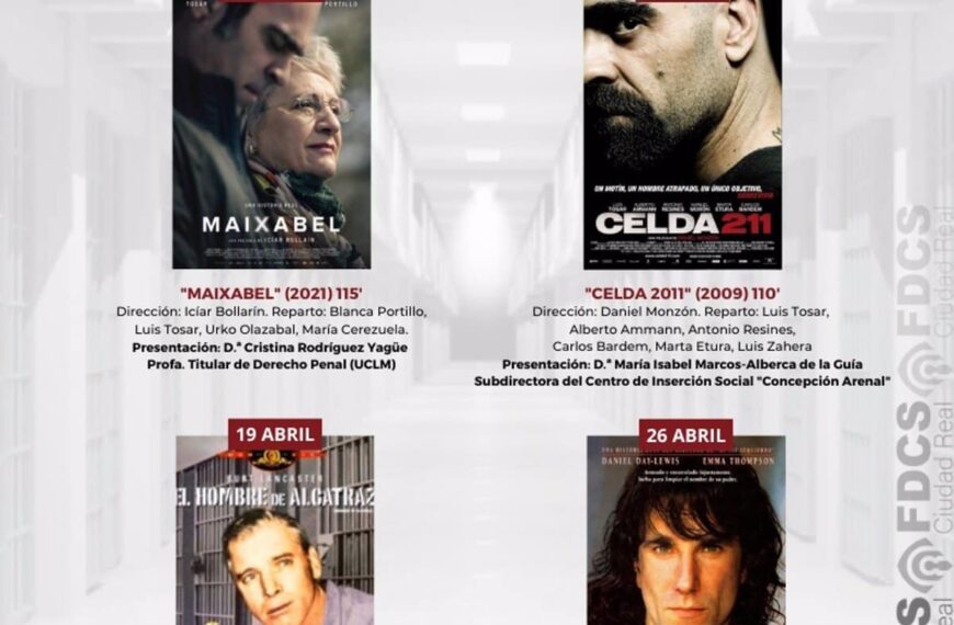 I Ciclo de Cine y Prisión organizado por el Centro de Inserción Social Concepción Arenal y el Aula Penitenciaria de la UCLM