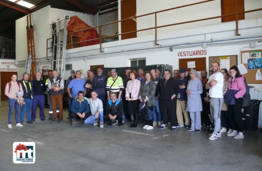 La alcaldesa de Miguelturra, Laura Arriaga, se ha reunido con los participantes del nuevo Plan de Empleo de la JCCM 2022