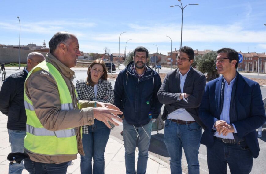 En su recta final las obras de la carretera de La Solana a Herrera de la Mancha que da salida hacia la A-43 con inversión de casi 1’9 millones de euros