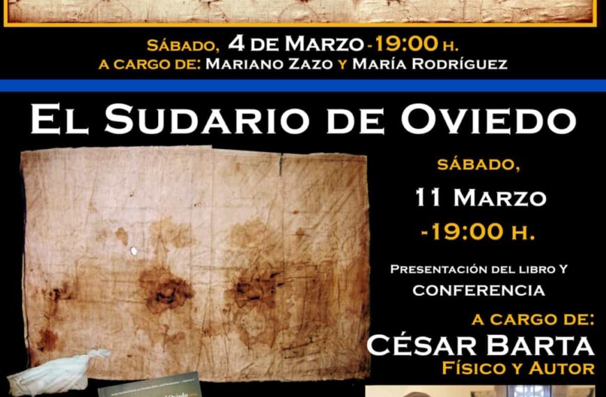 Charla informativa “Tras las huellas de Cristo: La Síndone de Turín” este sábado 4 de marzo en la Casa de Cultura de Tomelloso