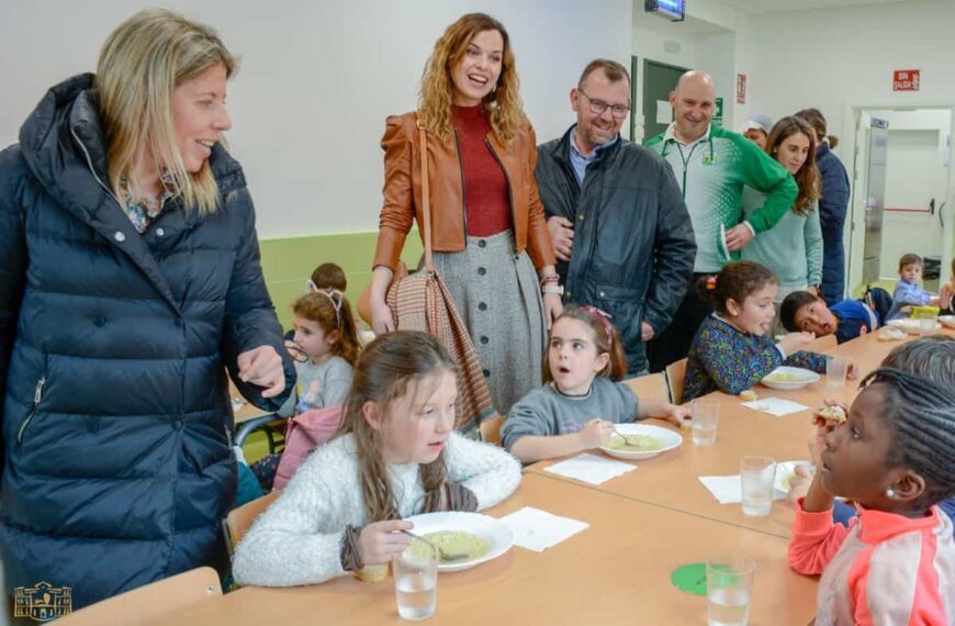 En marcha el comedor escolar del CEIP Miguel de Cervantes en Tomelloso que da servicio a 40 escolares