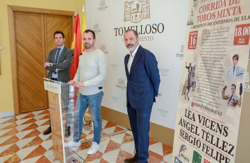 X Corrida Benéfica el 16 de abril dentro de la programación festiva en honor de la Stma  Virgen de las Viñas, patrona de Tomelloso