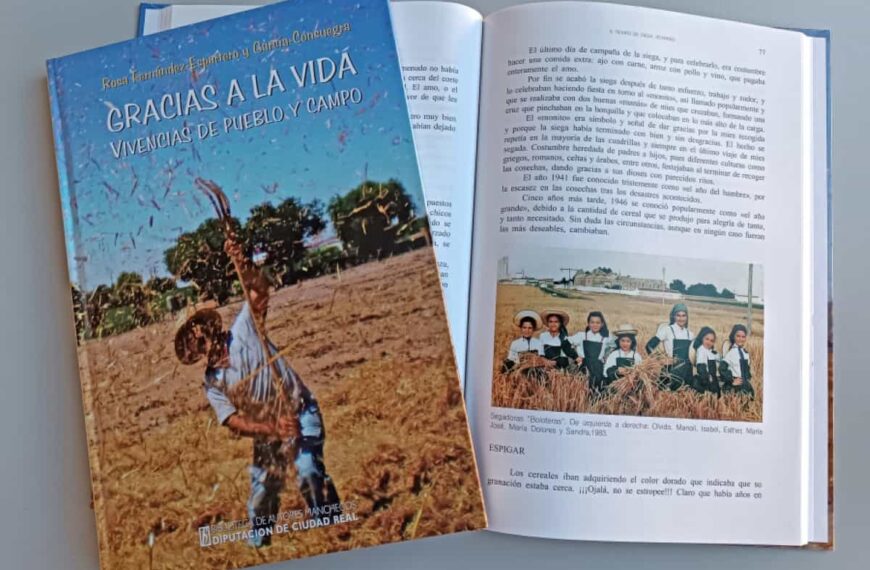 Mañana presentarán el libro “Gracias a la vida. Vivencias de pueblo y campo” de Rosa Fernández Espartero en Daimiel