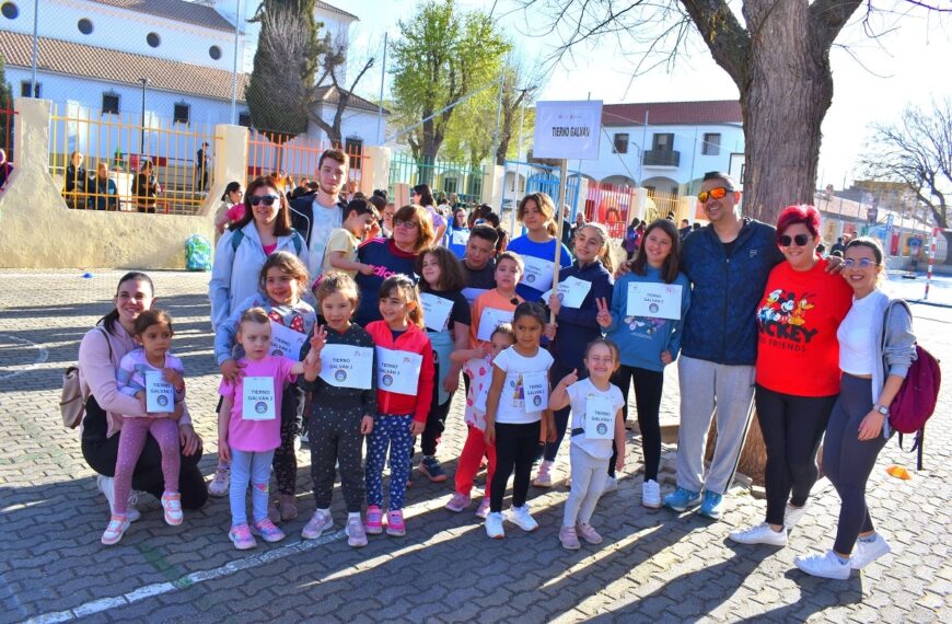 1ª Mini Olimpiadas Inclusivas con participación de escolares de 8 centros educativos de Puertollano en el colegio Calderón de la Barca
