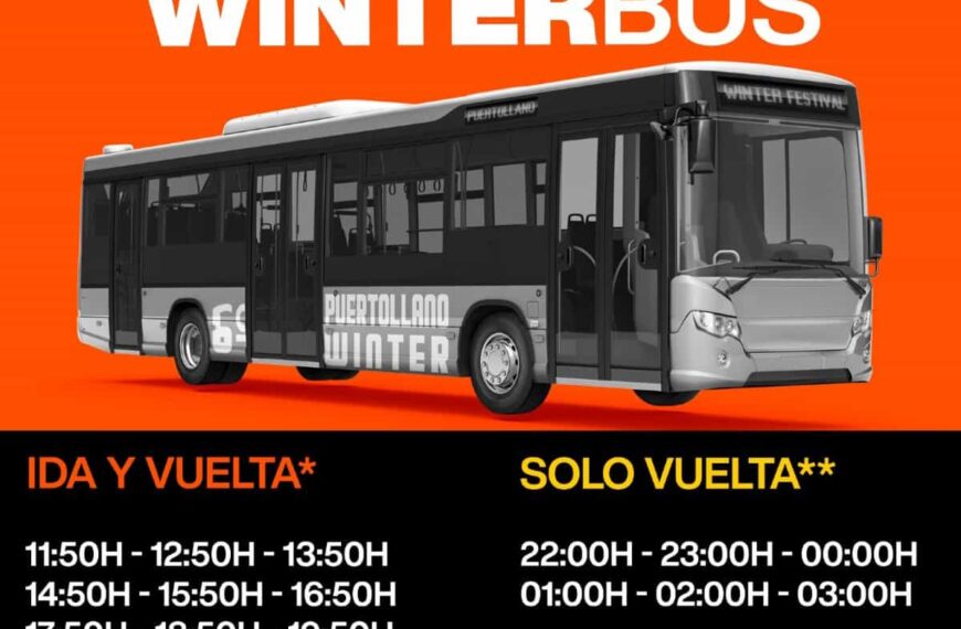 Servicio especial del autobús urbano cada hora para los asistentes al VI Winter Festival en La Central de Puertollano este 11 de marzo