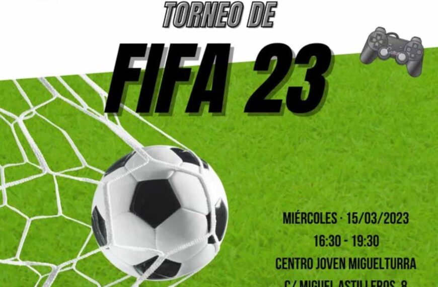 Torneíto de FIFA 23 mañana, 15 de marzo, en las Salas de Ocio del Centro Joven de Miguelturra