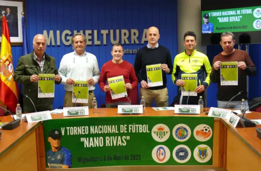 El V Torneo Nacional de Fútbol Base “Nano Rivas” se celebrará en Miguelturra el próximo 6 de abril