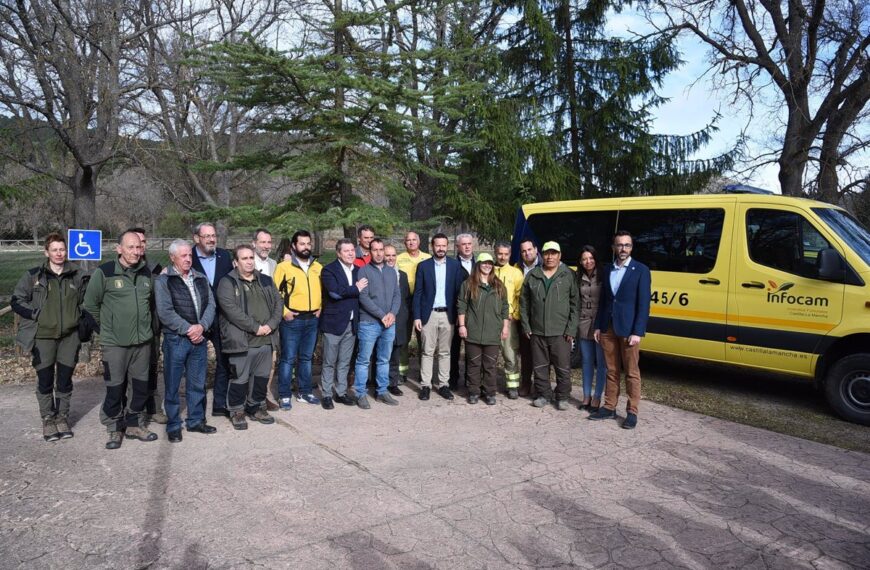 El Infocam inaugura un nuevo Centro Operativo en Ciudad Real y establece tres bases áreas en Villaminaya, Férez y Corduente.