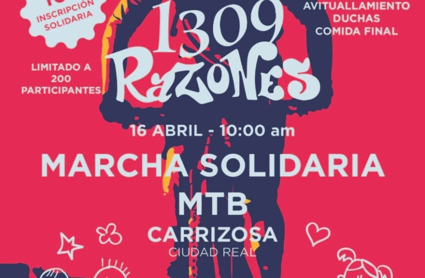 Carrizosa se une a la lucha contra el cáncer infantil con una marcha solidaria en bicicleta este domingo 16 de abril