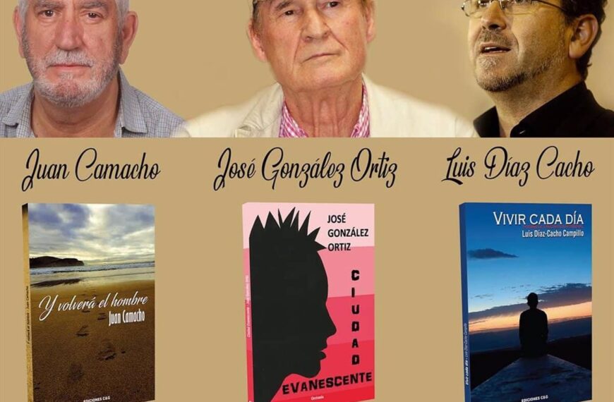 Poetas Luis Díaz-Cacho, José González Ortiz y Juan Camacho competirán en evento poético en Ciudad Real