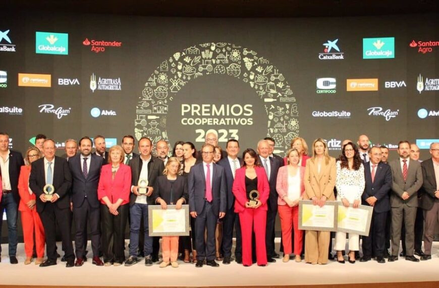 Premiados Yuntero, Montes Norte, DCOOP, Coagral y Alta Alcarria en la gala de Cooperativas Agro-alimentarias