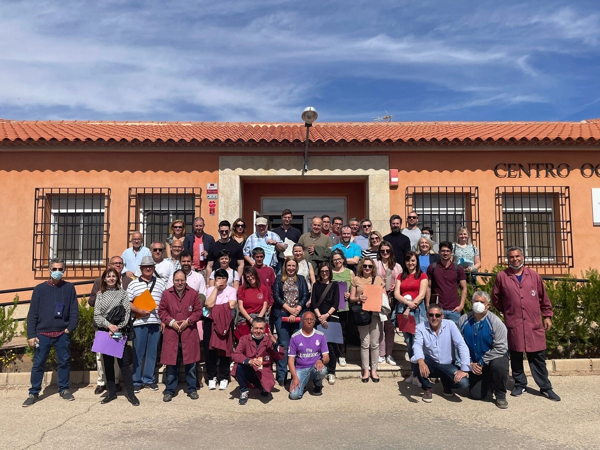 La vicepresidenta de Diputación, Mª Jesús Villaverde, acompañó a los socios del Proyecto Europeo CORE en la visita al Centro ADIN en Villanueva de los Infantes