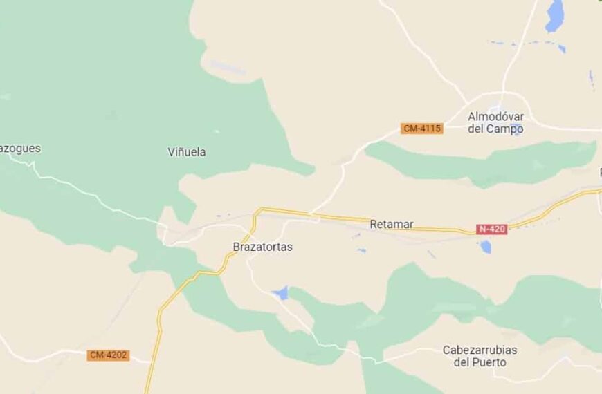 Trágico accidente en la N-420 de Ciudad Real: un motorista pierde la vida tras salirse de la carretera en Brazatortas.