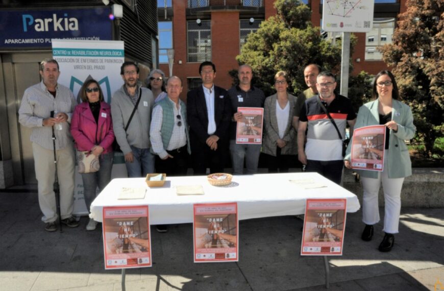 Su respaldo a la Asociación de Enfermos de Parkinson Virgen del Prado ha manifestado Caballero, hoy 11 de abril, Día Mundial del Parkinson