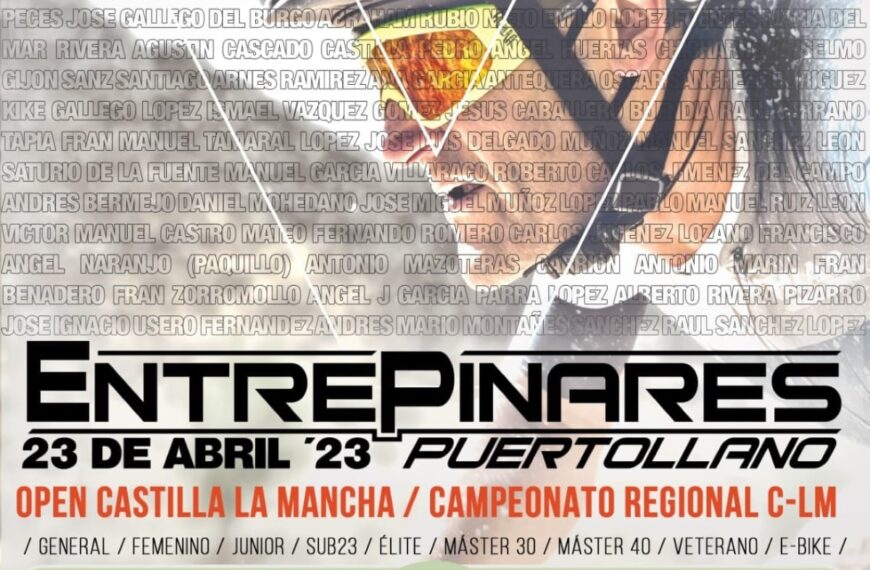 V edición de la Carrera Entrepinares MTB el 23 de abril en Puertollano  carrera de referencia de la bicicleta de montaña en CLM