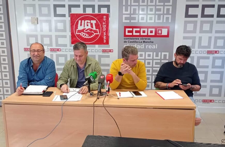 CCOO y UGT advierten a la patronal Vinícola de Ciudad Real de que no van a tolerar que incumplan el convenio y no incrementen los salarios conforme al SMI