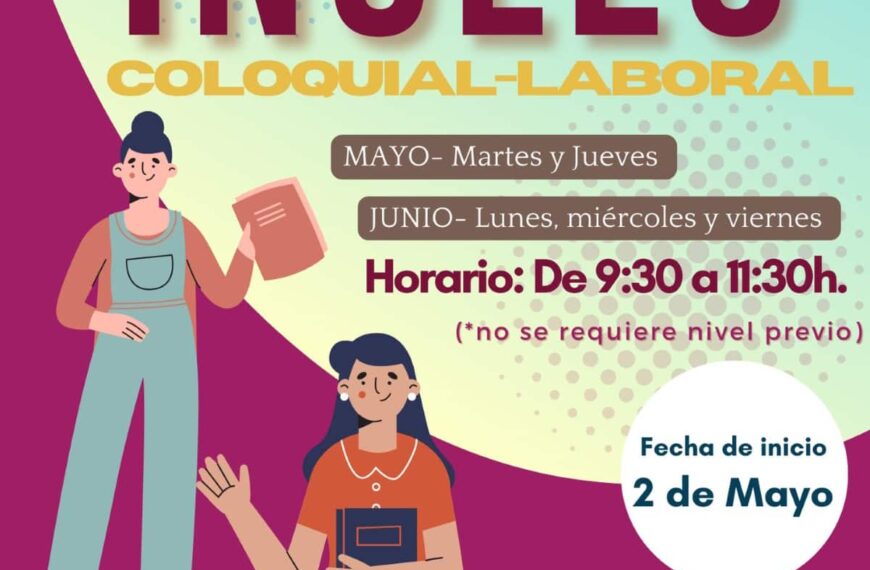 Curso práctico de inglés: coloquial-laboral en el Centro de la Mujer de Miguelturra inicia el 2 de mayo