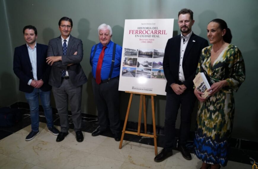 La 2ª parte de la investigación sobre la historia del ferrocarril en Ciudad Real por el ingeniero Agustín Jiménez publicada por la BAM