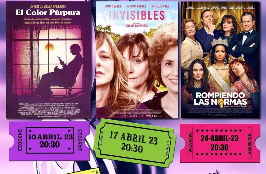 Mujeres de película en los “Lunes Violeta” 2023 una iniciativa de la concejalía de Igualdad y Centro de la Mujer de Puertollano