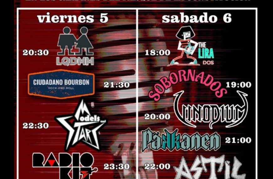 I Muestra de Bandas Locales el 5 y 6 de mayo en los Jardines del Parque de Tomelloso entrada gratuita