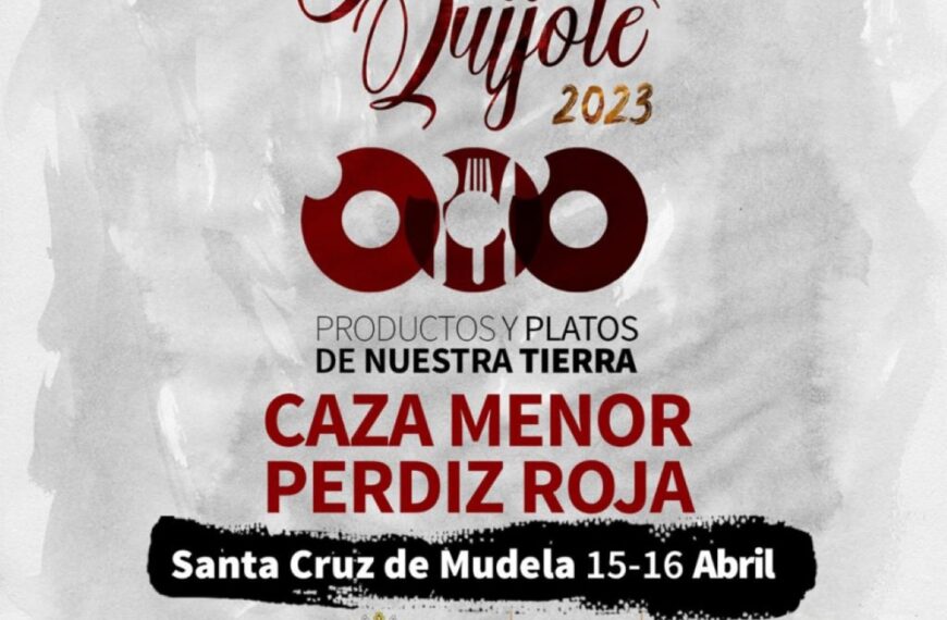 La perdiz roja protagonizará “Los Sabores del Quijote Productos y  Platos de Nuestra Tierra” este fin de semana 15 y 16 en Santa Cruz de Mudela