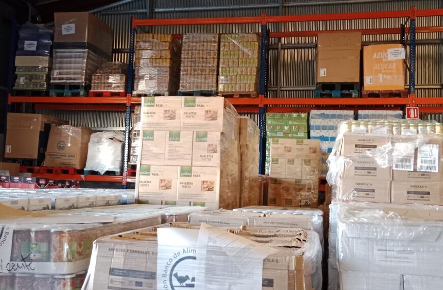 El Banco de Alimentos de Ciudad Real inicia el reparto de 72.000 kilos de alimentos del Fondo de Ayuda Europea