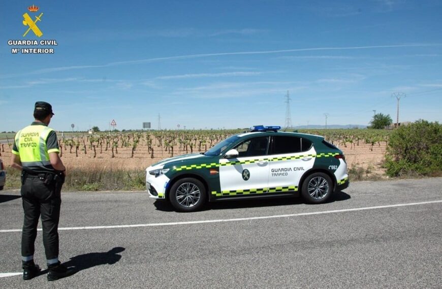 Un hombre de 52 años investigado por conducir a 197km/h en una zona limitada a 90 en la carretera CM-3127 en Alhambra