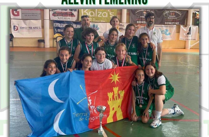 El equipo alevín femenino de Baloncesto Criptana alcanzaba el campeonato provincial tras derrotar al Basket Cervantes