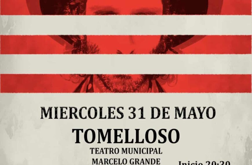 Concierto de “Lobos” el 31 de mayo en el Teatro Municipal “Marcelo Grande” de Tomelloso entrada gratuita hasta completar aforo
