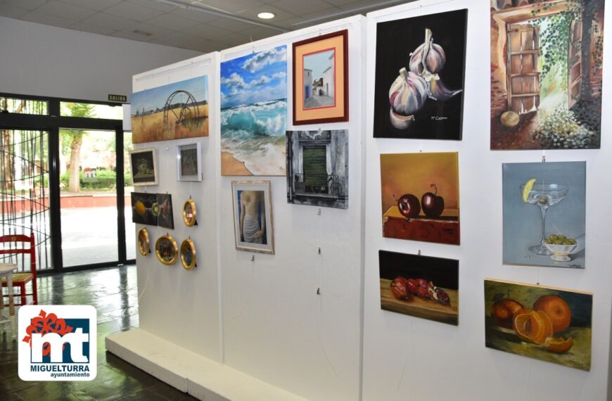 La “Exposición Colectiva” de la Universidad Popular puede visitarse hasta el 30 de mayo en el CERE de Miguelturra