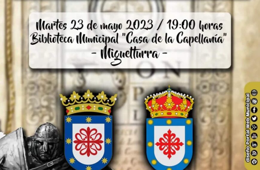 Jornada histórica sobre los escudos heráldicos de Miguelturra y Chillón en biblioteca “Casa de la Capellanía” de Miguelturra el 23 de mayo