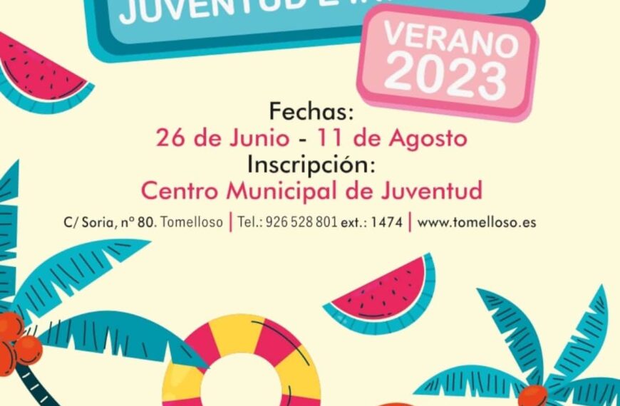 Abiertas las inscripciones al programa de verano Infancia y Juventud de Tomelloso desde hoy y hasta el martes 30 de mayo