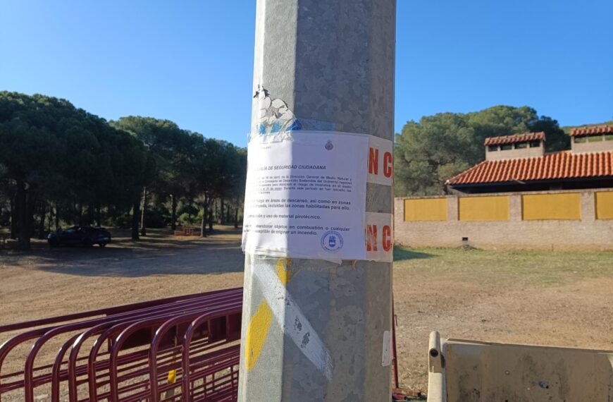 Prohibido encender fuego en todo tipo de espacios abiertos en Puertollano dadas la previsiones meteorológicas