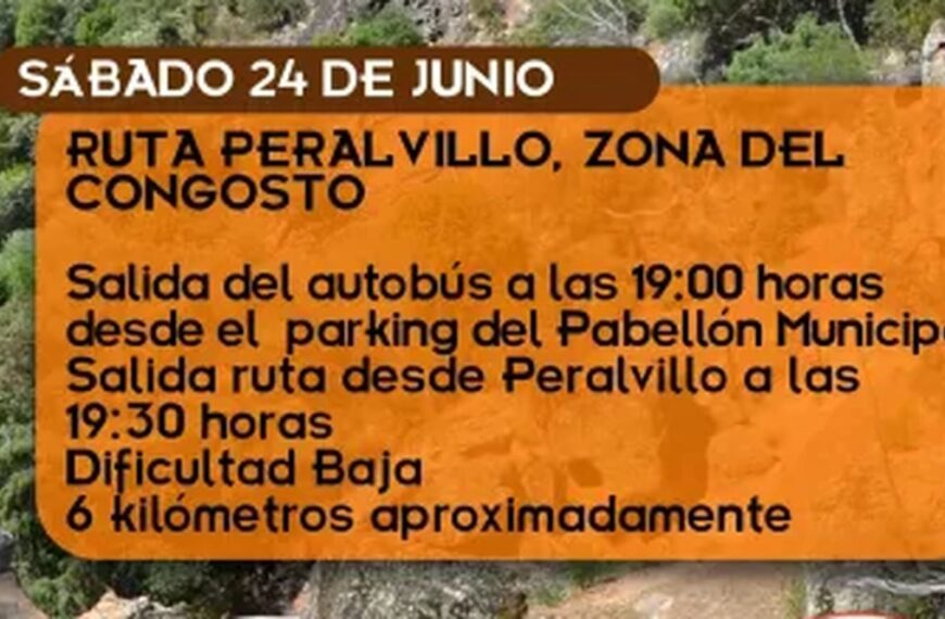 Ruta Peralvillo zona del Congosto el 24 de junio del programa “Paseando por Miguelturra”