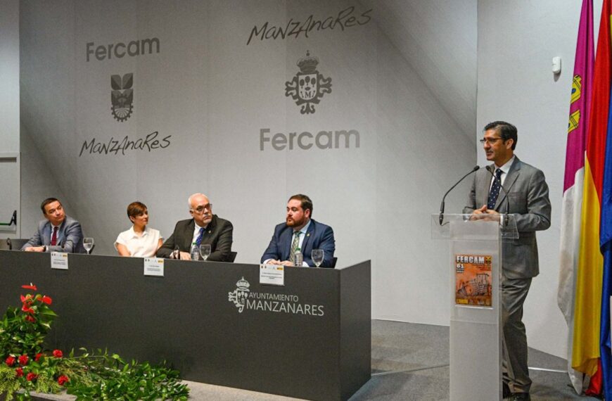 Caballero en Fercam 2023: “aquí se gestiona bien el agua, que se utiliza como un recurso escaso, porque cada gota cuenta y cuesta”