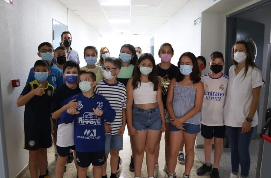 En la iniciativa “cole-tour” del Hospital ‘Virgen de Altagracia’ participaron más de 340 niños y niñas de Manzanares