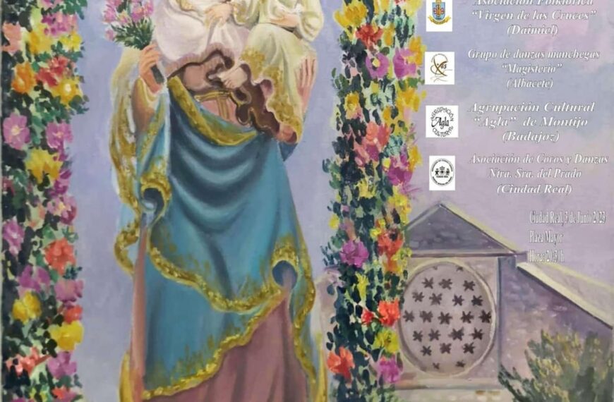 Presentado el cartel del XXIV Festival de Folklore Virgen de Alarcos que será el 3 de junio en la plaza Mayor a las 20:30 horas