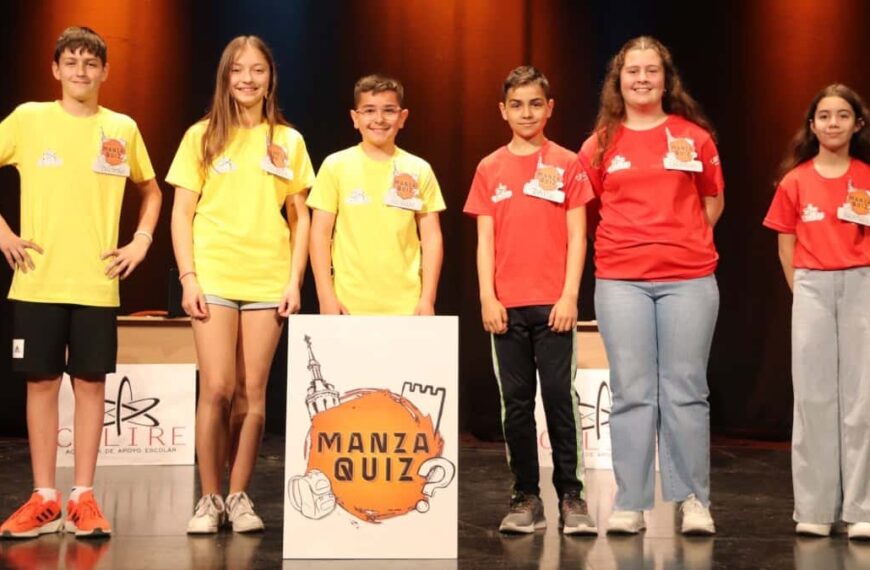 7 colegios  de Manzanares y 1 de Llanos han participado en la 2ª ManzaQuiz  concurso para el alumnado de 6º de primaria