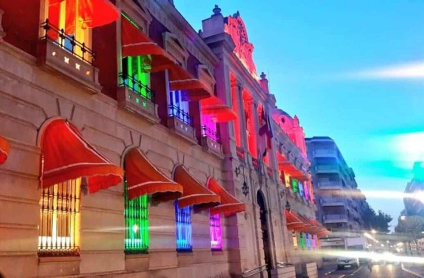 El Palacio de la Diputación de Ciudad Real lucirá iluminado por el Día Internacional del Orgullo LGTBIQ+ 2023 hasta el domingo