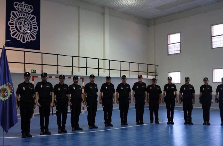 Inicio de las prácticas de 46 nuevos policías nacionales en comisarías de Castilla-La Mancha.