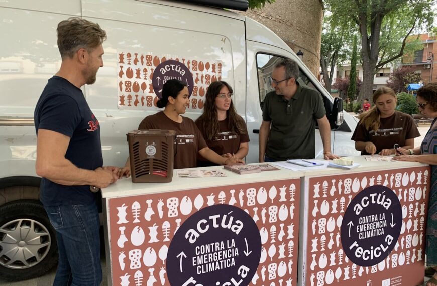 Campaña “Actúa-Recicla Contra la Emergencia Climática” para promover el uso del contenedor marrón de orgánica ha llegado a Tomelloso