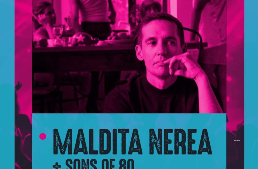 El concierto Maldita Nerea + Sons Of 80 en Argamasilla de Calatrava el 29 de julio a beneficio de la Asociación “Fast España”