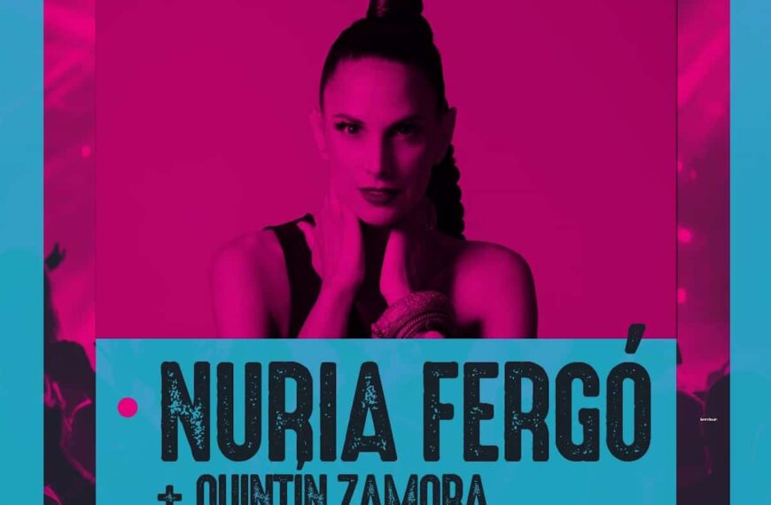 Nuria Fergó + Quintín Zamora el 28 de julio en la pista municipal de Terrinches a beneficio de la Asociación “Cris contra el Cáncer”