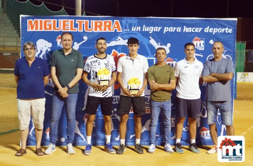 Francisco Javier Martínez ganador de la 4ª edición del Open de Tenis en tierra batida de Miguelturra