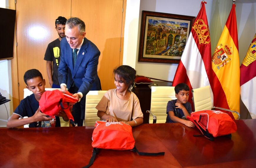 6 niños saharauis con discapacidad disfrutan del verano en Puertollano con el programa “Vacaciones en paz”