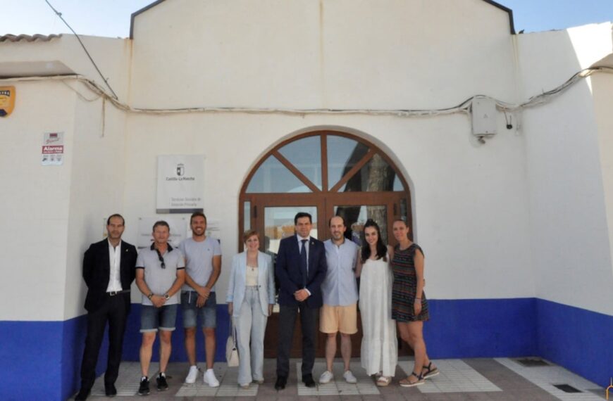 Arenales de San Gregorio es el primer pueblo de la provincia que visita Miguel Ángel Valverde, presidente de la Diputación de Ciudad Real