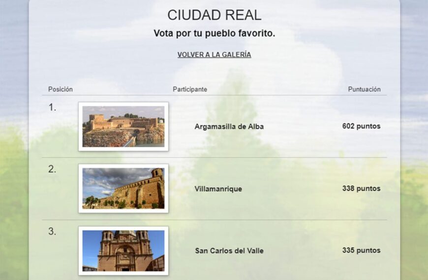 Argamasilla de Alba pasa a la fase televisiva del ‘Pueblo Más Bonito de Castilla-La Mancha’