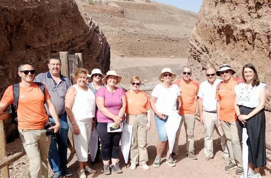 El Gobierno de Castilla-La Mancha acompaña a las evaluadoras de la UNESCO en la visita a zonas de Geoparque