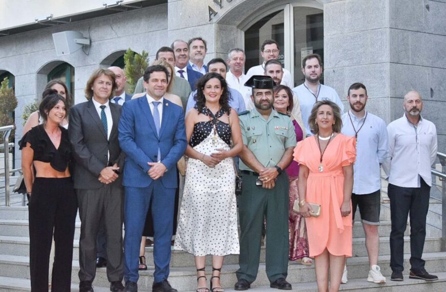 Valverde asistió ayer a la inauguración de la Feria y Fiestas del Jubileo 2023 de Calzada de Calatrava