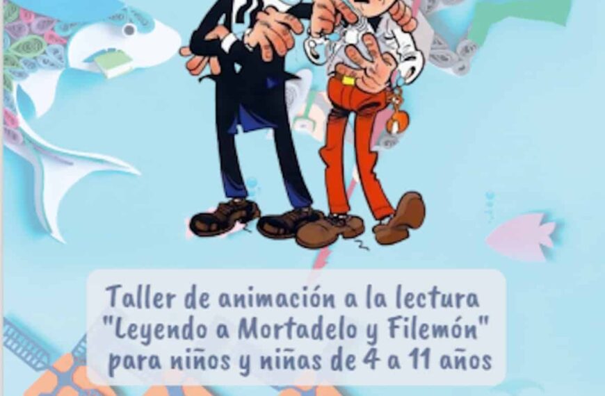 Taller de animación a la lectura «Leyendo a Mortadelo y Filemón» para niños y niñas de 4 a 11 años en Manzanares